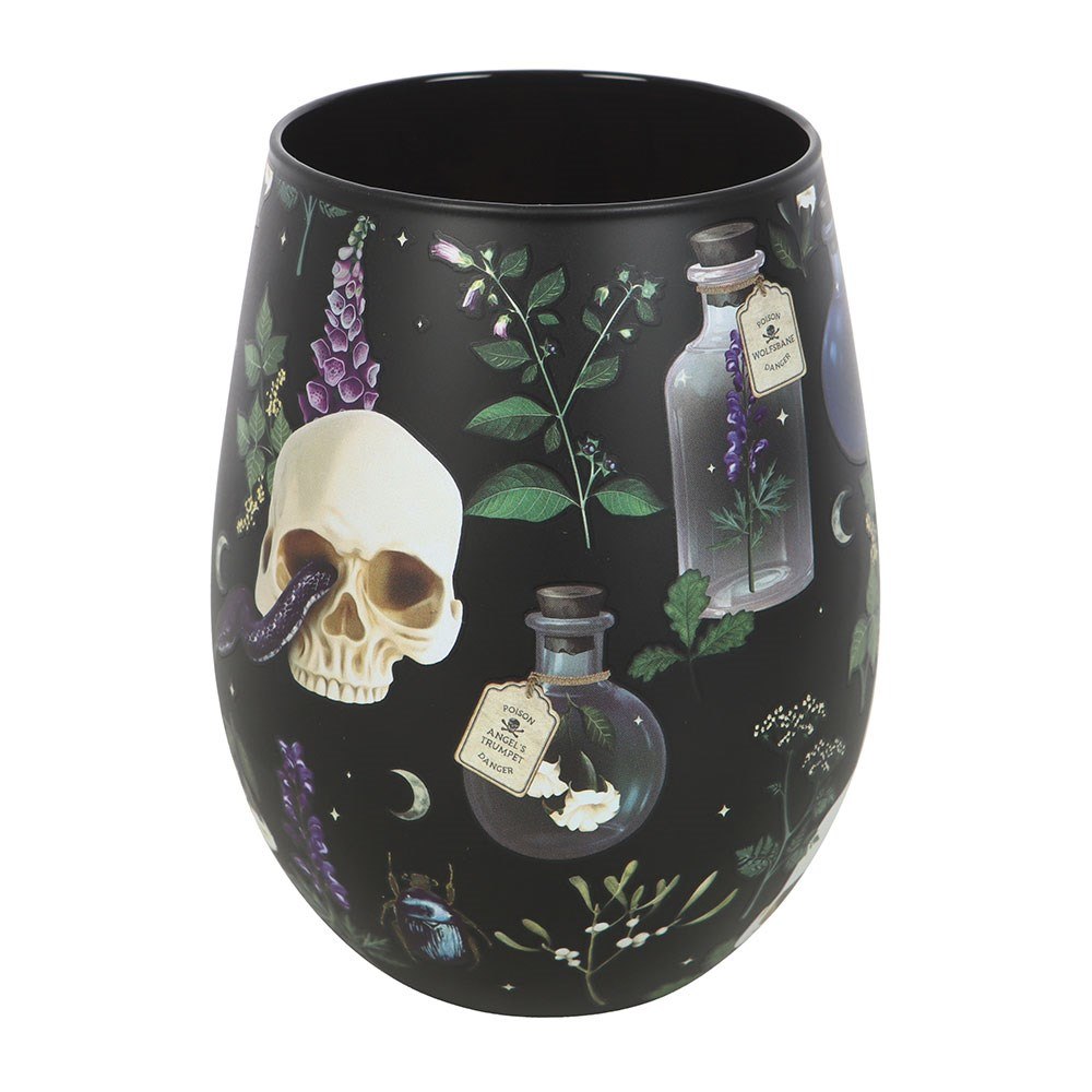 Something Different - Venom & Vines Print Stemless verre de vin - Multicolore